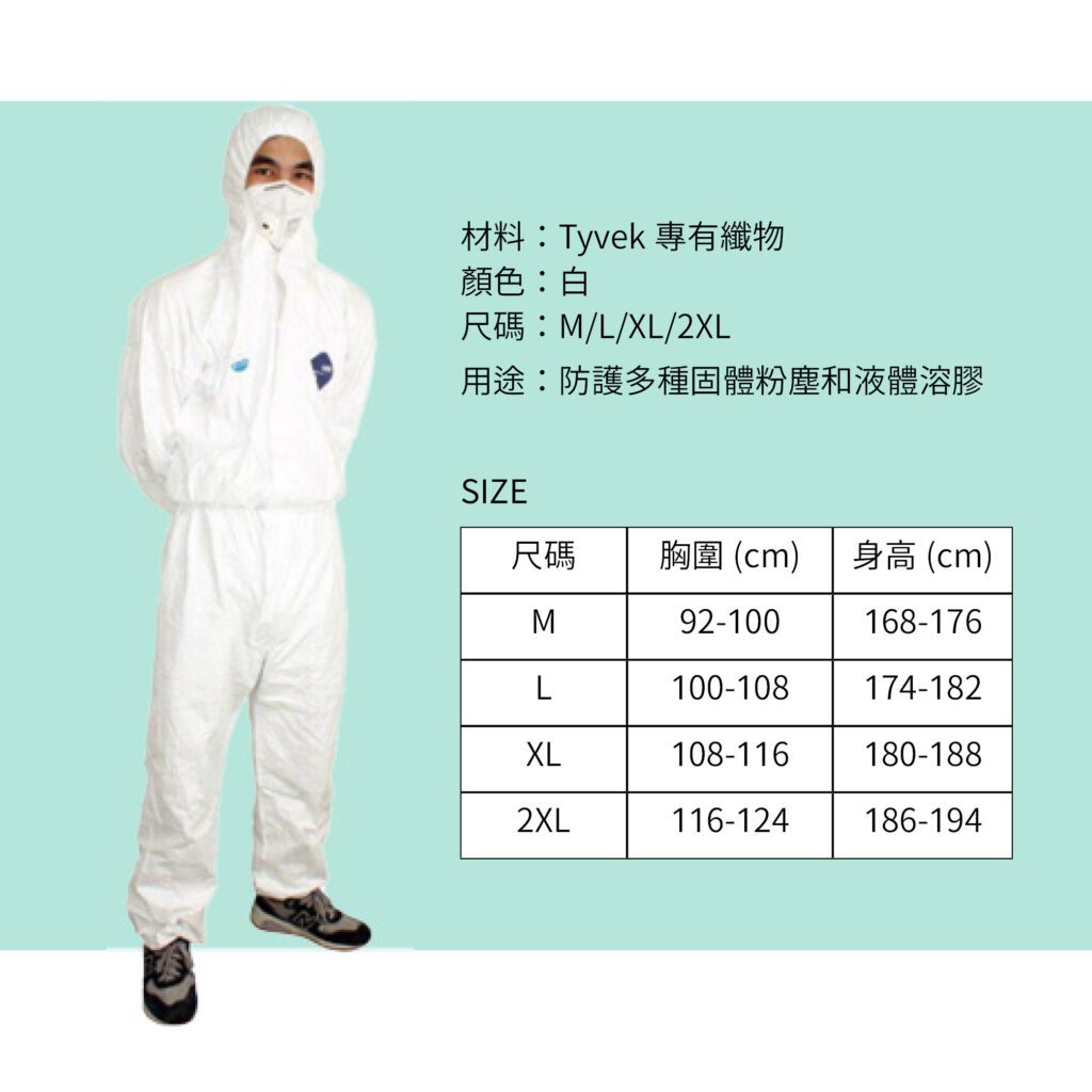 杜邦防護衣 Tyvek 400