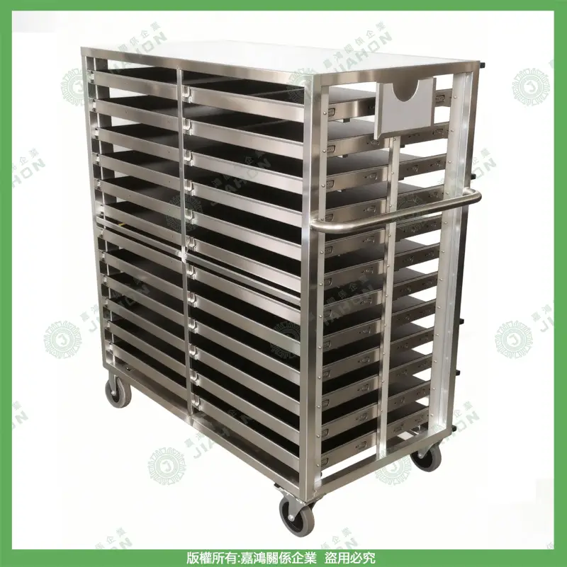12層不繡鋼抽屜車 子商品圖03