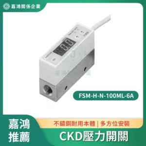 CKD 微流量感測器 FSM-H-N-100ML-6A