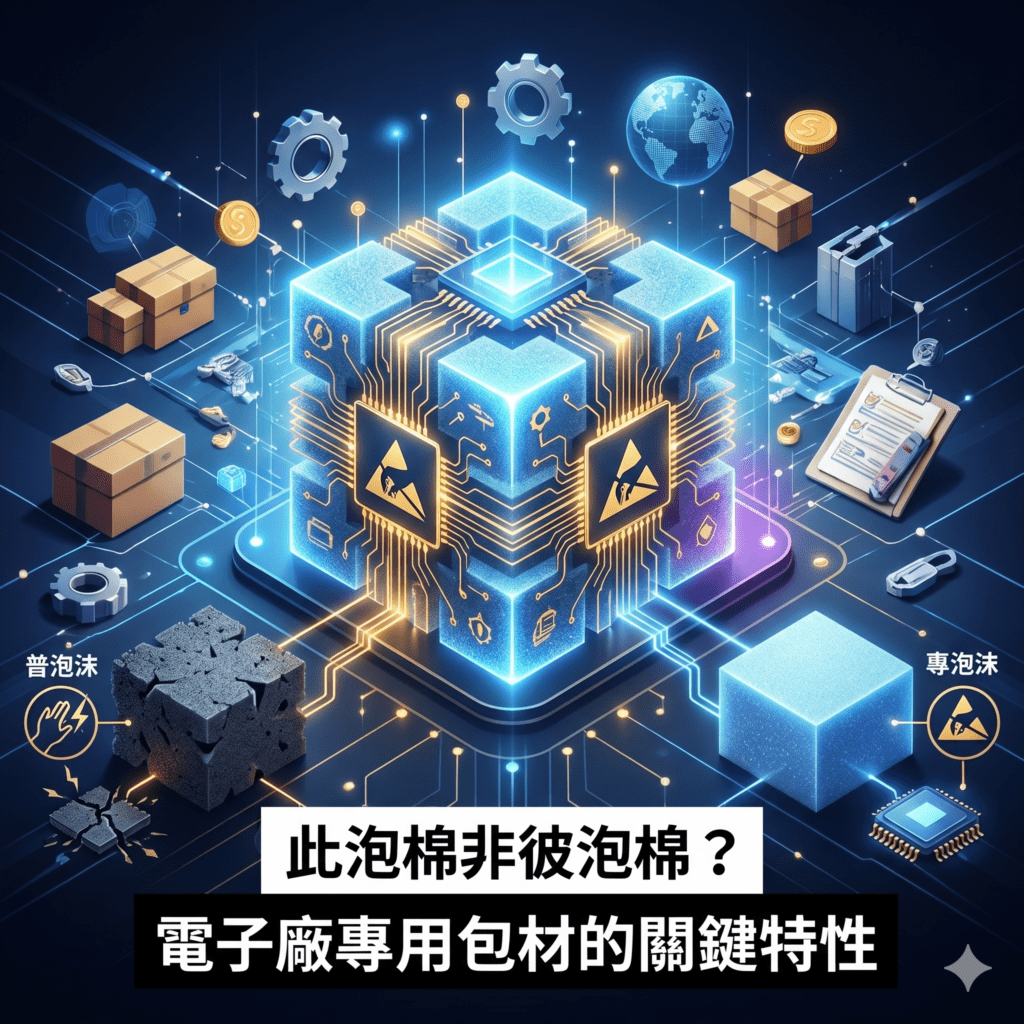 此泡棉非彼泡棉？電子廠專用包材的關鍵特性