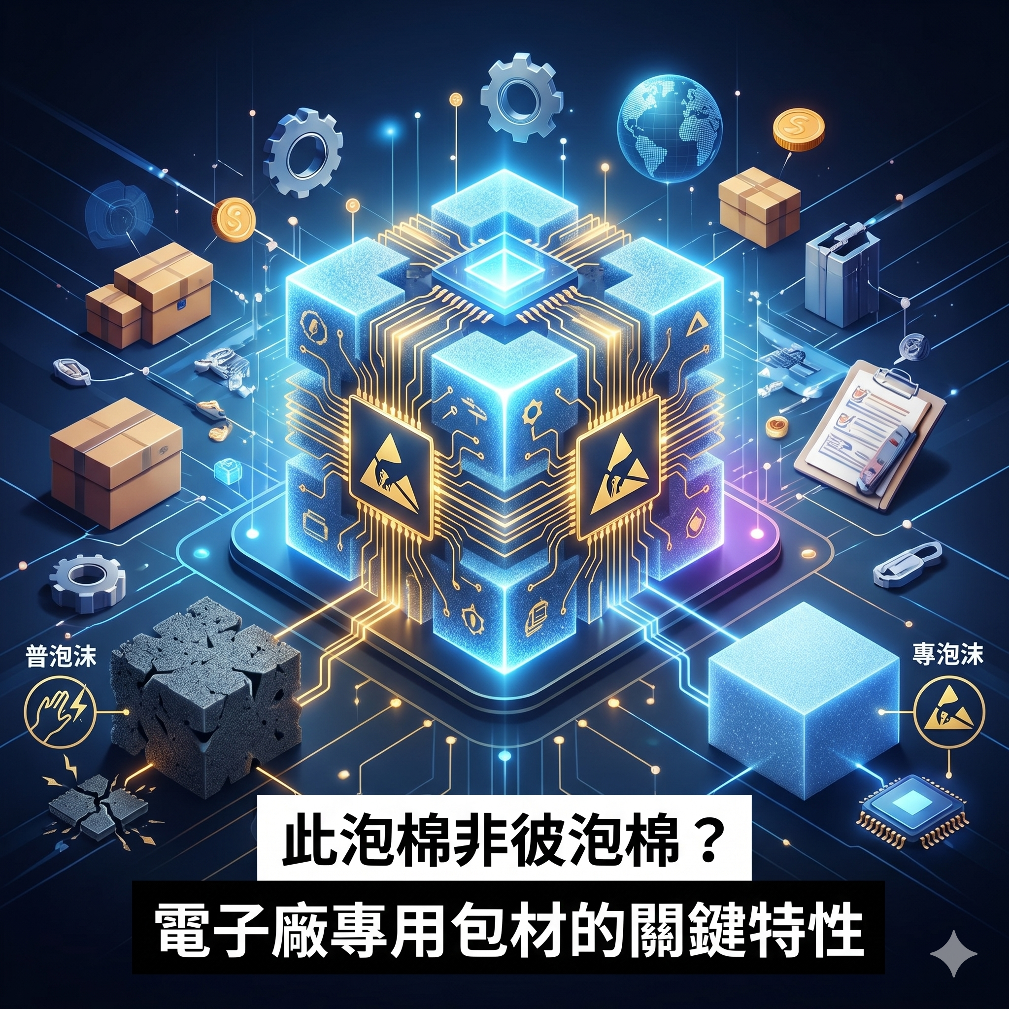 此泡棉非彼泡棉？電子廠專用包材的關鍵特性