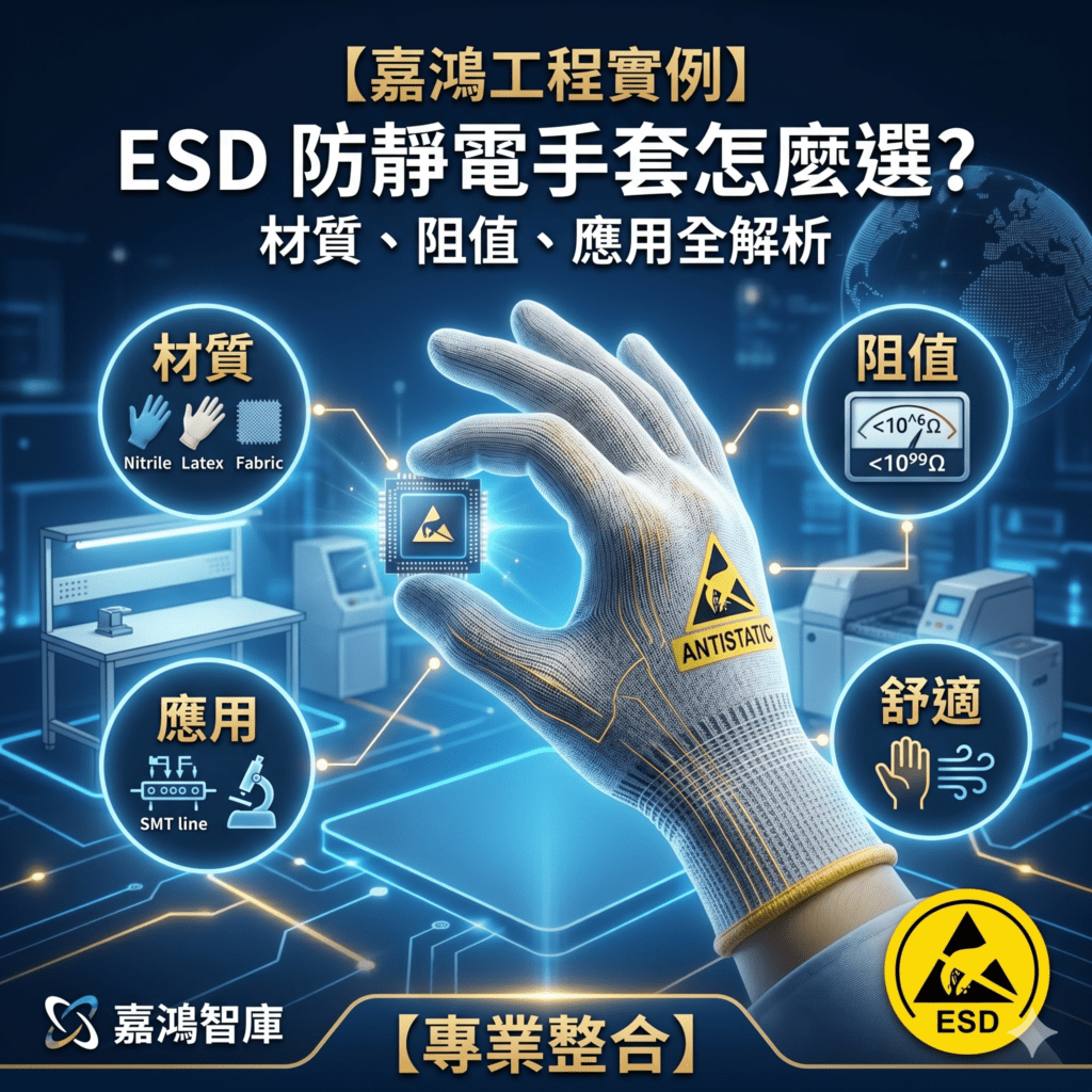 ESD 防靜電手套怎麼選？