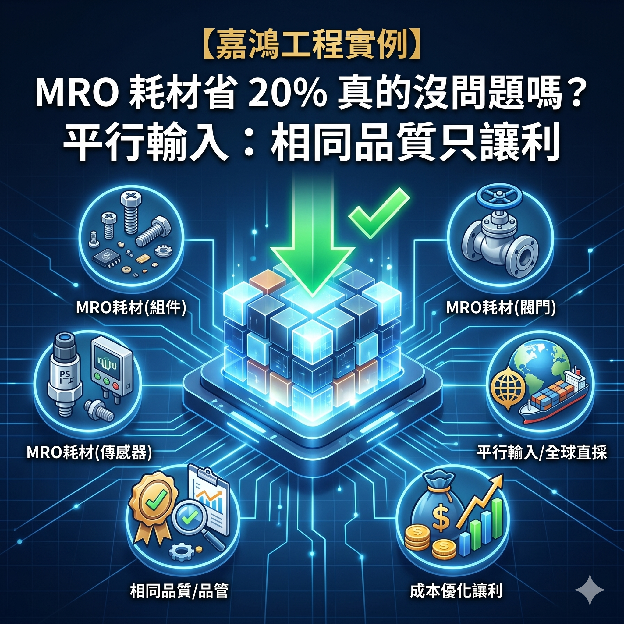 MRO 耗材省 20% 真的沒問題嗎？平行輸入：相同品質只讓利
